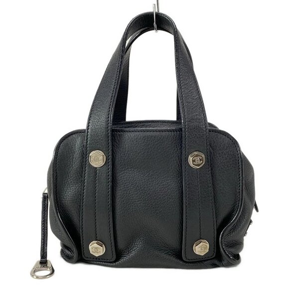 CHANEL - Black Leather Handbag 843-082525 - Picture 1 of 13